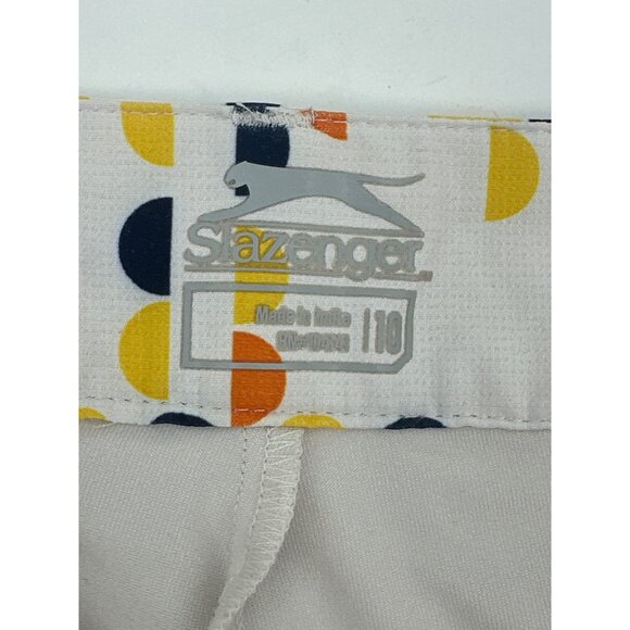 Slazenger Womens Geo Skort Size 10 Stretch Multicolor Built-In Shorts Lightweigh - Picture 4 of 7